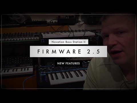 Bass Station ii firmware 2.5 new features