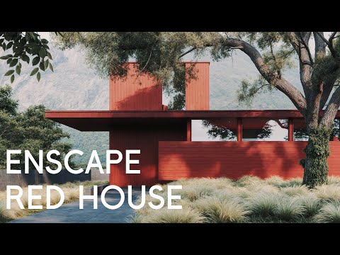 Enscape Red House  | Modulus Render