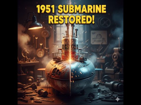 "Restoring a 1951 Submarine Toy 🚢 | Vintage DIY Restoration Project"