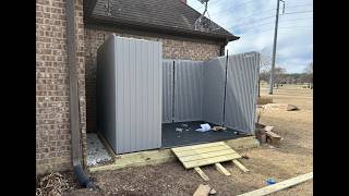 How to Assemble 7x10’ Rubbermaid Shed on Custom Wood Decking | Assembly in Olive Branch, MS