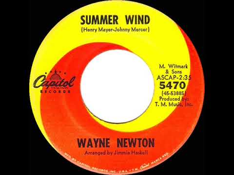 1st (English-language) RECORDING OF: Summer Wind - Wayne Newton (1965)