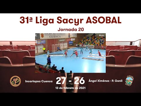 31ª Liga Sacyr ASOBAL J20: Incorlapsa Cuenca - Ángel Ximénez - P. Genil 27-26