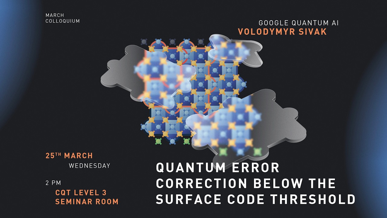 Quantum error correction below the surface code threshold