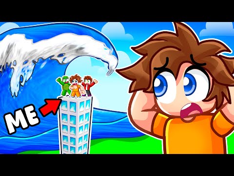 I Survived 3,169,791 ft. TSUNAMI in Roblox