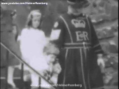 May 17, 1965 - John Jr. and Caroline Kennedy visit the Tower of London