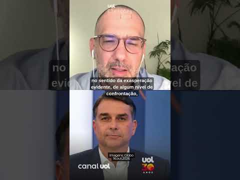 “Flávio lembrou postura que Jair Bolsonaro tinha em entrevistas à Globo”