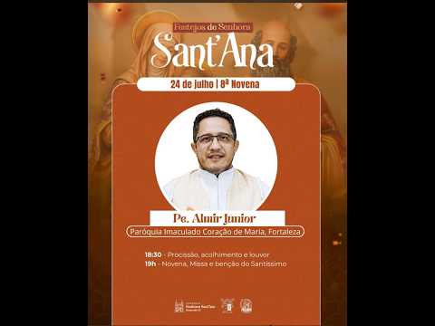 8ª NOVENA | FESTA DE SENHORA SANT'ANA 2026 | PARAMOTI/CE.