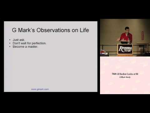 DEF CON 16 Hacking Conference Presentation By G Mark Hardy - Hacker Looks at 50 - Video and Slides