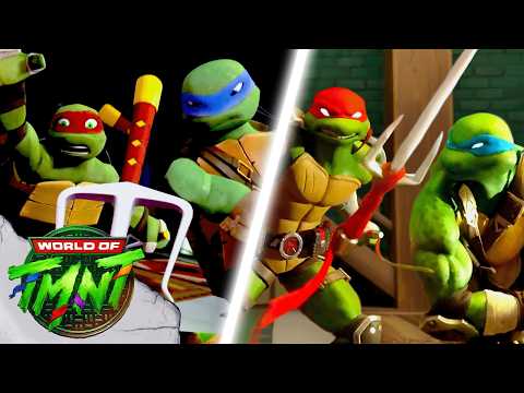 Raphael and Leonardo Train AGAINST Each Other in FORTNITE! | TMNT