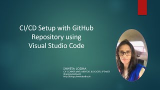 CI/CD Setup with GitHub Repository using Visual Studio Code
