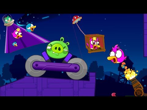 Angry Birds Cannon Hacked 4 - BLASH BAD PIGGIES WITH MAGNET!!