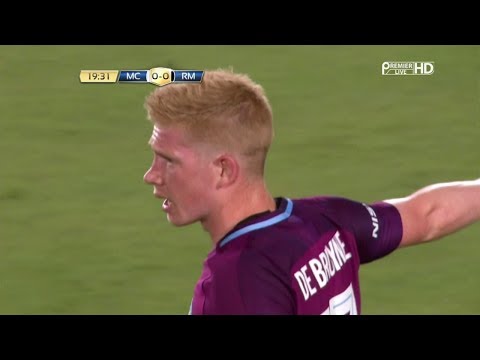 Kevin De Bruyne vs Real Madrid (Neutral) 17-18 HD 720p (27/07/2017) - English Commentary