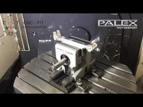 Manufacturing 5-Axis CNC Parts for Palex R1 on DMU 50 at CNC-Fit Schulungszentrum
