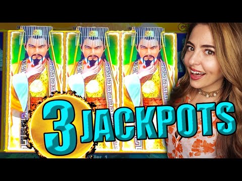 3 HANDPAY JACKPOTS on Golden Century Dragon Link!!