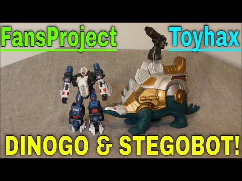 FansProject Dinogo (3P Doryu/Scowl) with Toyhax and Stegobot Shell - GotBot True Review NUMEBR 885