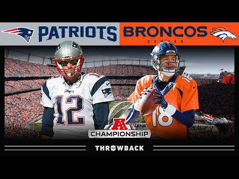 The FINAL Brady vs Manning Game! (Patriots vs. Broncos 2015, AFC Championship)