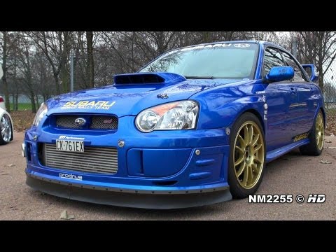 500HP Subaru Impreza STi Turbo Anti-Lag Backfiring!!