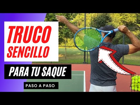 Con este TRUCO tu SAQUE podria ser más FUIDO y CONSISTENTE!  Mejora tu Saque de Tenis!