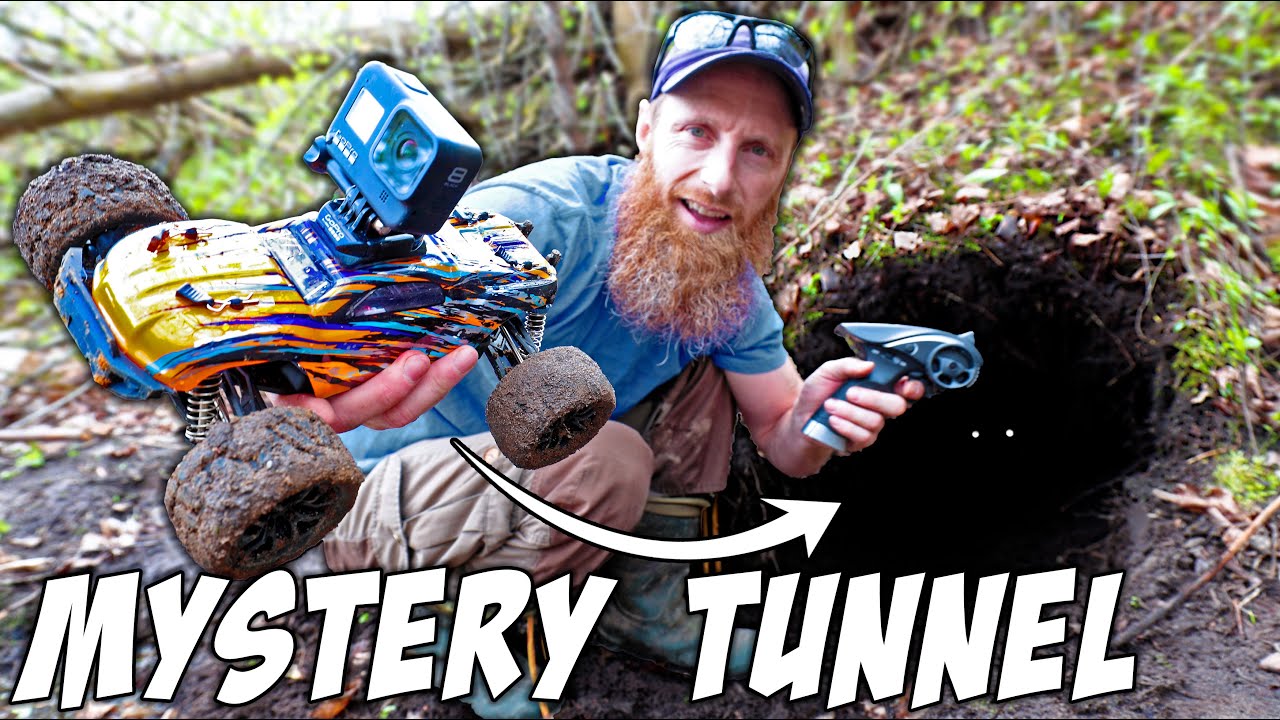Driving RC Car DEEP into the Animal MYSTERY TUNNEL!