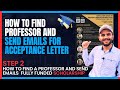 How to find Professor and Send Emails to Professor for Acceptance letter |Part 2| CSC Guide Official