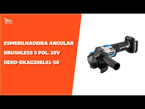Esmerilhadeira Angular Brushless 5 Pol. 20V sem Bateria  - Video
