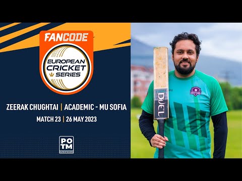 POTM: Z.Chughtai - BAR vs MUS | Highlights | FanCode ECS Bulgaria | 26 May 2023 | ECS23.378