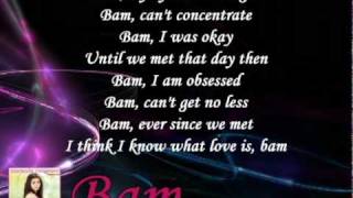 Bam - Miranda Cosgrove  +  Lyrics