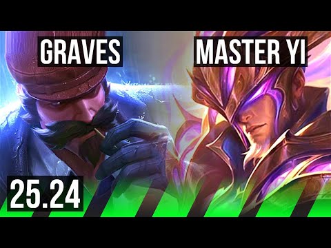 GRAVES vs MASTER YI (JGL) | EUW Master | 25.24