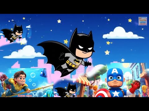 Alphabet Superheroes - ABC Superhero Song for Kids | Batman, Spiderman, Ironman, Hulk