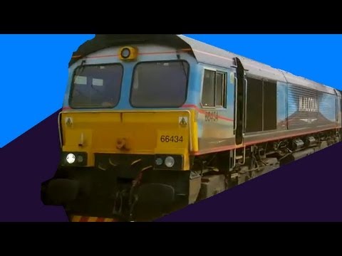 Malcolm 66434 Passes Stafford working the 4S44 Malcolm InterModal