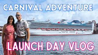 🎉We Got Invited to the Carnival Adventure LAUNCH! | Exclusive Behind-the-Scenes Access!🚢
