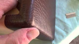 How to Cover a Cabinet with Tolex or Leatherette.......Part 2