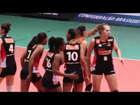 Superliga Feminina: Unilever vence BMG/São Bernardo   por 3 sets a 0.