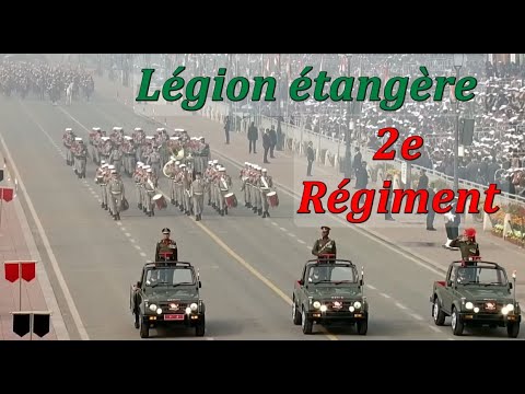 10  Légion étrangère. French Foreign Legion on parade.