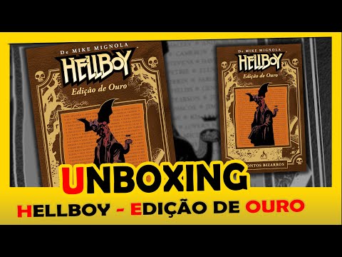 HELLBOY - EDIÇÃO GIGANTE DE OURO - MAIS CARA QUE JÁ COMPREI