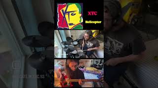 XTC- Helicopter #postpunk #drummer #bassist #coversong #artpunk