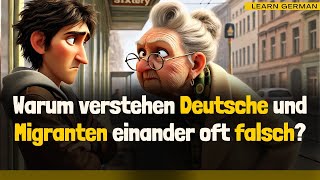 Warum verstehen Deutsche und Migranten einander oft falsch?🇩🇪 | Learn German