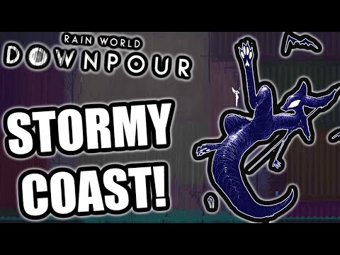EXPLORING The STORMY COAST!  🌊 | Rain World Downpour