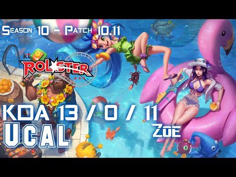 KT Ucal ZOE vs LEBLANC Mid - Patch 10.11 KR Ranked