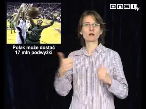 Polak może dostać 17 milionów podwyżki (w języku migowym PJM, ONSI tv)