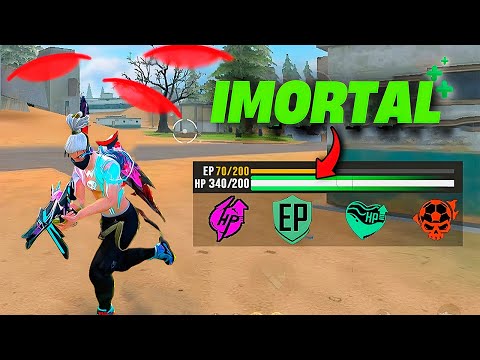 VIDA INFINITA Com Essas HABILIDADES do FREE FIRE!!! MELHOR COMBINAÇÃO de PERSONAGENS