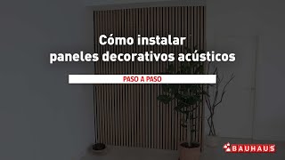 Cómo instalar paneles decorativos - BAUHAUS