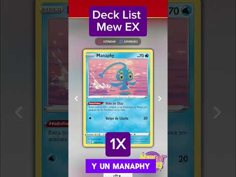 Deck List Mew EX Pokémon TCG