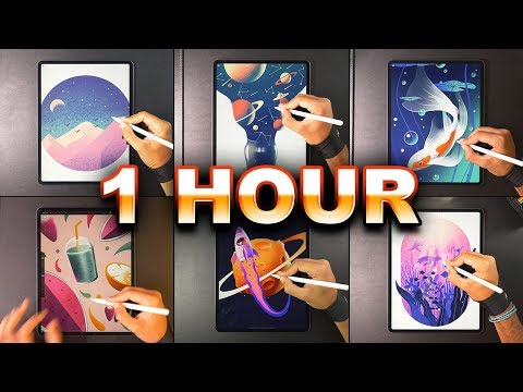 1 Hour of Digital Art