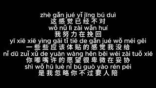 我不配 周杰伦  WO BU PEI KARAOKE JAY CHOW NO VOCAL