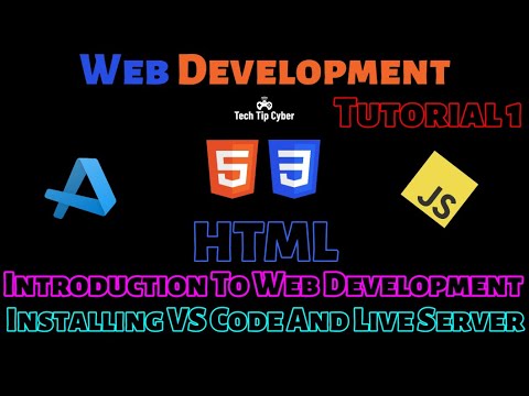 Web Development Html Basic Codeinstalling Visual Studio Code Live Server Tech Tip Cyber