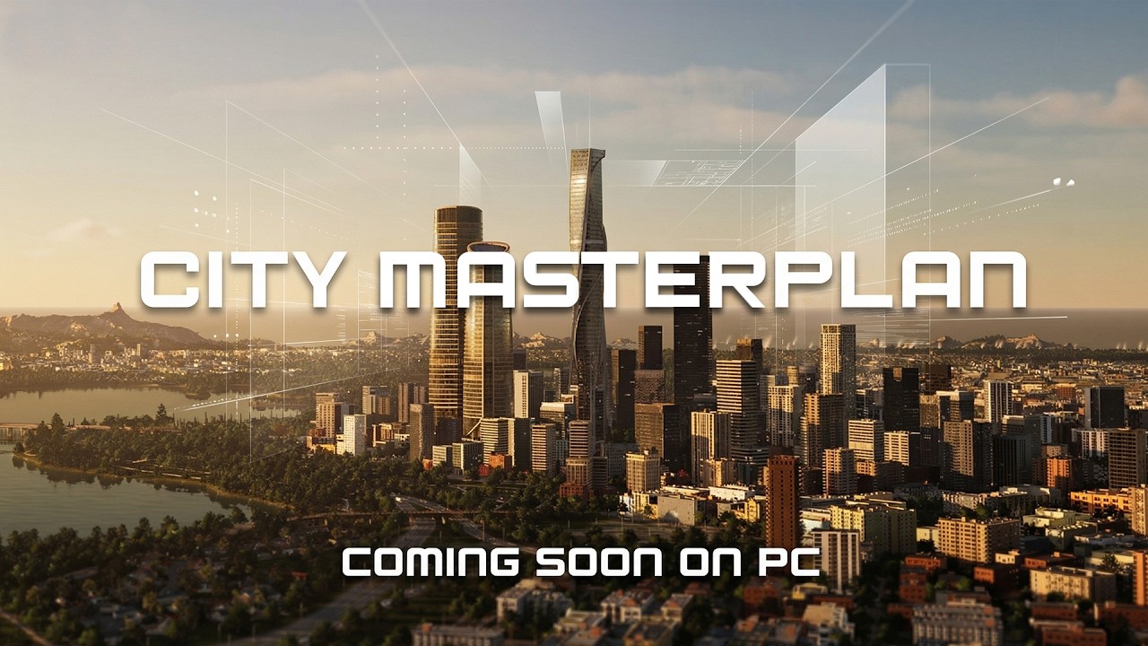 City Masterplan Official Reveal Trailer | 1:1 Scale UE5 City Builder - YouTube