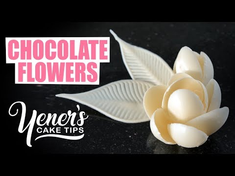 How to Make Simple CHOCOLATE FLOWERS Tutorial | Yeners Cake Tips with Serdar Yener from Yeners Way