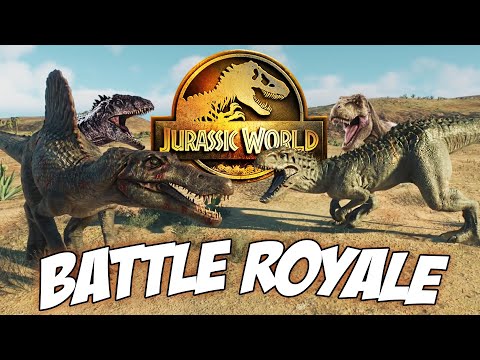 DINOSAUR BATTLE ROYALE! - Jurassic World Evolution 2