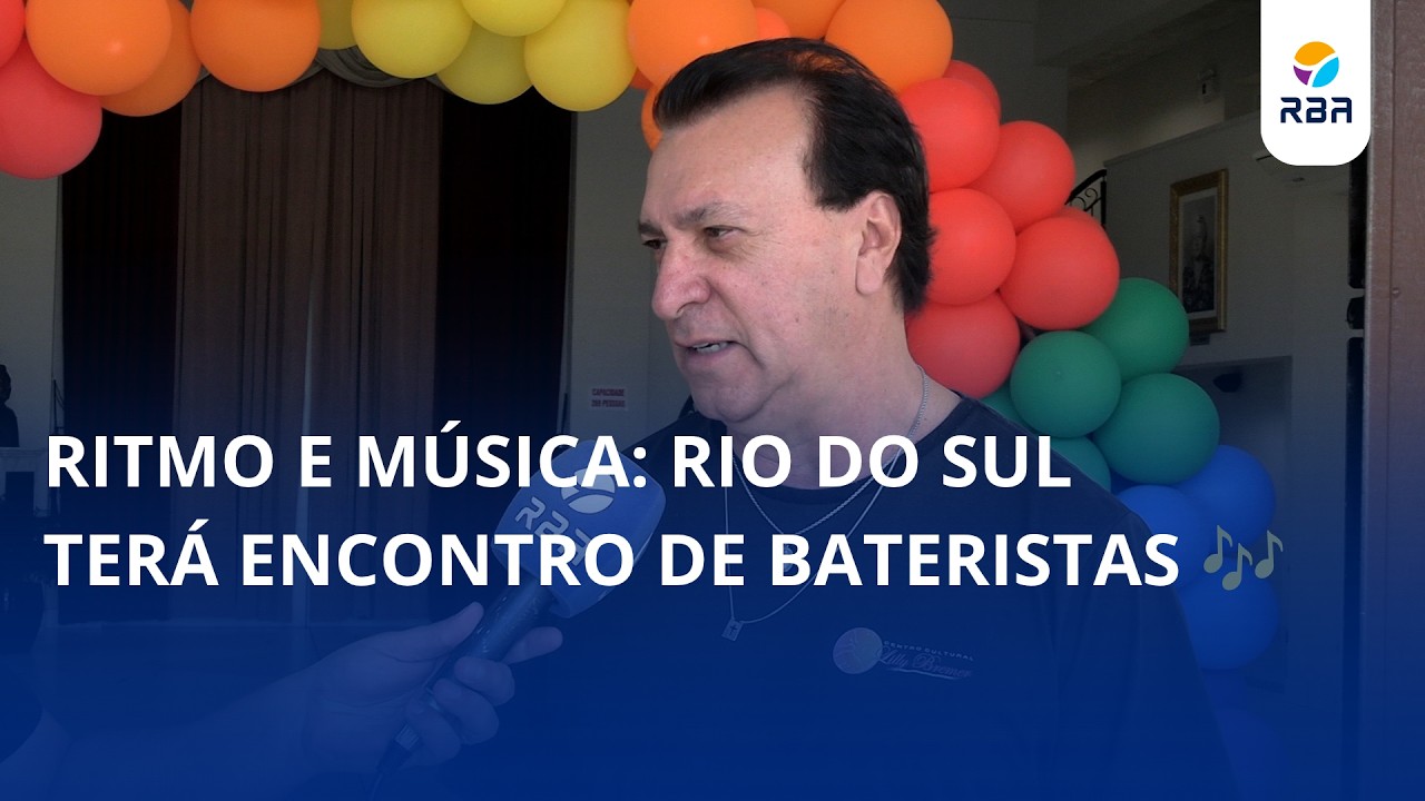 Ritmo e música: Rio do Sul terá encontro de bateristas